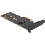 DeLOCK 89013 carte et adaptateur d'interfaces Interne M.2, Carte d'interface PCIe, M.2, Profil bas, PCIe 4.0