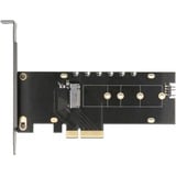 DeLOCK 89013 carte et adaptateur d'interfaces Interne M.2, Carte d'interface PCIe, M.2, Profil bas, PCIe 4.0