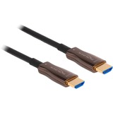 DeLOCK Câble optique actif HDMI 8K Noir, 100 mètres