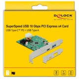 DeLOCK Carte PCI Express x4 vers 1 x fente SFP+ 10 Gigabit LAN, Contrôleur USB 