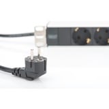 Digitus Bloc d'alimentation à 8 prises DN-95401 Noir/en aluminium, 8x prises