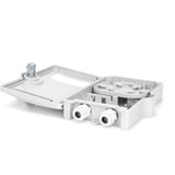 Digitus Boîte de distribution FTTH pour extérieur 2SC/Simplex, LC/Duplex, Support Blanc