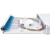 Digitus Boîte de fusion fibre optique, équipée, LC, OS2, Boîte de raccordement Gris