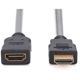 Digitus Câble de rallonge HDMI High Speed avec Ethernet, Câble d'extension Noir