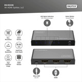 Digitus DS-55337, Repartiteur HDMI Noir