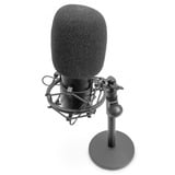 Digitus Microphone à condensateur USB, studio Noir