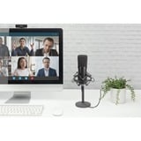 Digitus Microphone à condensateur USB, studio Noir