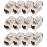 Digitus Module Keystone Cat. 8.1, blindé, 12 pièces, Module de Keystone Argent