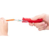 Digitus Outil de dénudage DN-94001-1 pour câbles de données, Abisolier et outil de démontage Rouge