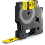 Dymo Rhino Étiquettes en vinyle industrielles | 12 mm x 5,5 m | autocollantes impression en noir sur fond jaune | pour étiqueteuses Rhino et LabelManager, Ruban 5 m | autocollantes impression en noir sur fond jaune | pour étiqueteuses Rhino et LabelManager, Noir sur jaune, Multicolore, Vinyl, -40 - 80 °C, UL 969, DYMO