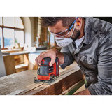 EINHELL TE-OS 18/113 Li-Solo, 4460731, Ponceuse vibrante Rouge/Noir