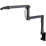 ENDORFY Support de microphone Broadcast Low Profile RGB Boom Arm Noir