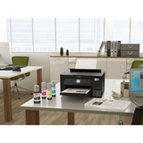 Epson EcoTank ET-2850, Imprimante multifonction Noir, Jet d'encre, Impression couleur, 5760 x 1440 DPI, Copie couleur, A4, Noir