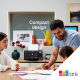 Epson EcoTank ET-2850, Imprimante multifonction Noir, Jet d'encre, Impression couleur, 5760 x 1440 DPI, Copie couleur, A4, Noir