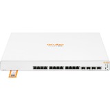 Hewlett Packard Enterprise Aruba Instant On 1960 12XGT 4SFP+ Géré L2+ 10G Ethernet (100/1000/10000) 1U Blanc, Switch Géré, L2+, 10G Ethernet (100/1000/10000), Full duplex, Grille de montage, 1U