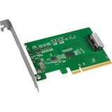 Icy Dock MB409A5 "EXLink" MCIO 8i (SFF-TA-1016) vers adaptateur PCIe 5.0 x8, Carte d'interface 