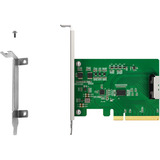 Icy Dock MB409A5 "EXLink" MCIO 8i (SFF-TA-1016) vers adaptateur PCIe 5.0 x8, Carte d'interface 
