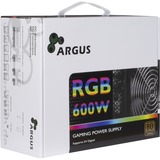Inter-Tech Argus RGB-600W II alimentation  600 watt Noir, 2x PCIe