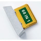 Keychron Capuchon de touche artisanal en alliage d'aluminium pour ordinateur, Keycaps Argent/Or