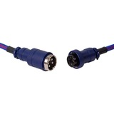 Keychron Premium Coiled Aviator Cable, Straight, Câble Rouge, 1,08 mètres