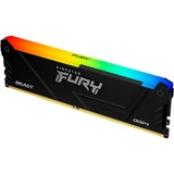 Kingston FURY 32 Go DDR4-2666 Quad-Kit, Mémoire vive Noir, KF426C16BB2AK4/32, Beast RGB, XMP