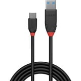Lindy 36916 câble USB USB 3.2 Gen 1 (3.1 Gen 1) 1 m USB A USB C Noir Noir, 1 m, USB A, USB C, USB 3.2 Gen 1 (3.1 Gen 1), 10 Gbit/s, Noir