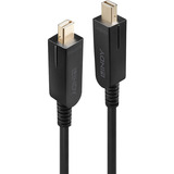 Lindy Câble hybride à fibre optique DisplayPort 1.4 Noir