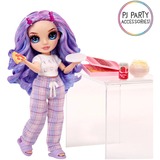 MGA Entertainment Junior High Pyjama Party Violet, Poupée Rainbow High Junior High Pyjama Party Violet, Poupée mannequin, Femelle, 4 an(s), Garçon/Fille, 177,8 mm, Multicolore