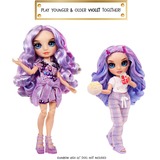 MGA Entertainment Junior High Pyjama Party Violet, Poupée Rainbow High Junior High Pyjama Party Violet, Poupée mannequin, Femelle, 4 an(s), Garçon/Fille, 177,8 mm, Multicolore