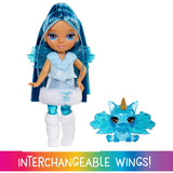 MGA Entertainment Rainbow High Littles Fantasy Fairies - Sapphire, Poupée 