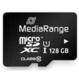 MediaRange MR945 mémoire flash 128 Go MicroSDXC UHS-I Classe 10, Carte mémoire Noir, 128 Go, MicroSDXC, Classe 10, UHS-I, 80 Mo/s, 20 Mo/s