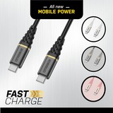 Otterbox Câble USB 2.0, connecteur USB-C > connecteur USB-C Blanc