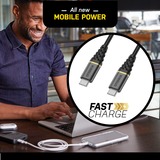 Otterbox Câble USB 2.0, connecteur USB-C > connecteur USB-C Blanc