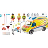PLAYMOBIL City Life - Ambulance avec effets lumineux et sonore, Jouets de construction 71202