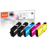 Peach PI300-971 cartouche d'encre 5 pièce(s) Compatible Rendement standard Noir, Cyan, Magenta, Jaune Rendement standard, 12 ml, 6 ml, 305 pages, 5 pièce(s), Multi pack