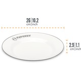 Petromax Enseigne en émail, Plaque Blanc