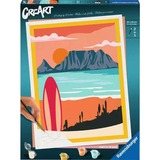 Ravensburger CreArt - Coucher de soleil à la plage, Peinture 