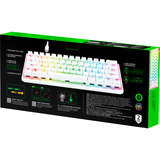 Razer Huntsman V3 Pro Mini, clavier gaming Blanc, Layout DE, Razer Analog Optical Gen 2