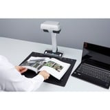 Ricoh ScanSnap SV600 Scanner aérien 285 x 218 DPI A3 Noir, Blanc 432 x 300 mm, 285 x 218 DPI, Niveau de gris, Monochrome, Scanner aérien, Noir, Blanc, CCD (dispositif à transfert de charge)