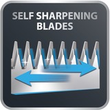 Rowenta TN6000 Noir, Argent 4 Lithium-Ion (Li-Ion), Tondeuse à barbe Noir/Argent, Noir, Argent, 0,4 mm, 5 mm, 3,2 cm, 2 mm, Acier inoxydable