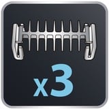 Rowenta TN6000 Noir, Argent 4 Lithium-Ion (Li-Ion), Tondeuse à barbe Noir/Argent, Noir, Argent, 0,4 mm, 5 mm, 3,2 cm, 2 mm, Acier inoxydable