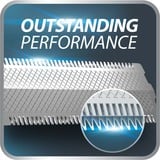 Rowenta TN6000 Noir, Argent 4 Lithium-Ion (Li-Ion), Tondeuse à barbe Noir/Argent, Noir, Argent, 0,4 mm, 5 mm, 3,2 cm, 2 mm, Acier inoxydable