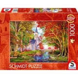 Schmidt Spiele Chapelle dans la magie d'automne, Puzzle 