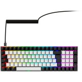 Sharkoon clavier gaming Blanc, Layout DE, Gateron Yellow