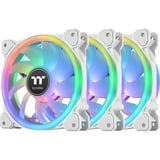 Thermaltake Ventilateur Radiateur SWAFAN 14 RGB TT Premium Edition Blanc (Pack de 3 ventilateurs) ventilateurs de boîtier Blanc, 3 pièces, 140 x 140 x 25 mm