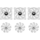Thermaltake Ventilateur Radiateur SWAFAN 14 RGB TT Premium Edition Blanc (Pack de 3 ventilateurs) ventilateurs de boîtier Blanc, 3 pièces, 140 x 140 x 25 mm