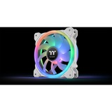 Thermaltake Ventilateur Radiateur SWAFAN 14 RGB TT Premium Edition Blanc (Pack de 3 ventilateurs) ventilateurs de boîtier Blanc, 3 pièces, 140 x 140 x 25 mm