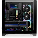 Thermaltake  boîtier midi tower Noir | 2x USB-A | 1x USB-C | Verre Trempé