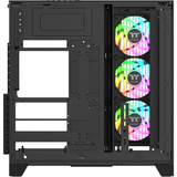 Thermaltake  boîtier midi tower Noir | 2x USB-A | 1x USB-C | Verre Trempé