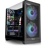 Thermaltake  boîtier midi tower Noir | 2x USB-A | 1x USB-C | Verre Trempé